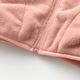 thumbnail image 4 of AUNVITO Girls & Boys 2-11Y Fleece Jacket Soft Coral Plush Stand Collar Zipper Casual Lightweight Winter Outerwear, 4 of 6