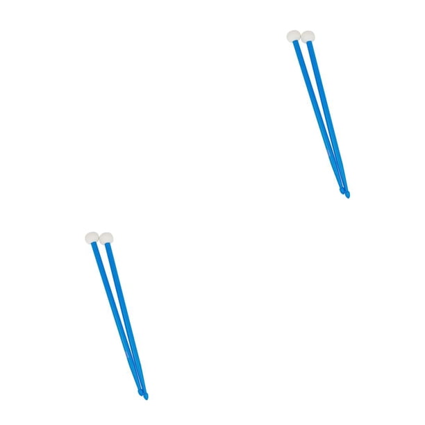Sonducket Baquetas de timbales, baquetas de cabeza de fieltro, accesorios de instrumentos de percusión, martillo de tambor de doble cabeza antideslizante Cielo azul 2piezas Sonducket CBP499427