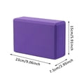 thumbnail image 3 of Ainf Yoga Brick For Stretch And Alignment High Density EVA Yoga For Stability And Support In Yoga And Fitness Routines, 3 of 6