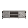 thumbnail image 2 of Walker Edison 70" Modern Engineered Wood TV Stand in Stone Gray, 2 of 11