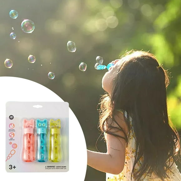 Pocket Wand Children's Blowing Liquid Baby Portable Travel Water 3 Bottles 45ml Bottle Snow Making compatible with Machine