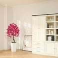 thumbnail image 4 of 6ft Tall Artificial Blooming Bougainvillea Tree with Large White Square Basin- Realistic Decorative Plant for Indoor Home and Office， Outdoor Garden, 4 of 5