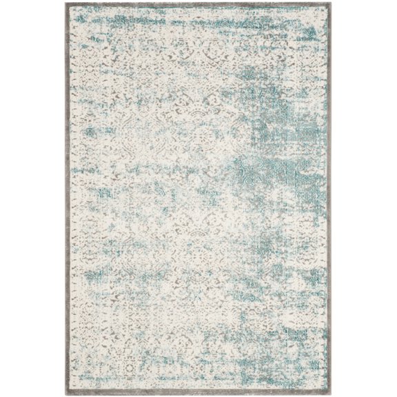 SAFAVIEH Passion Collection PAS401B Turquoise / Ivory Rug