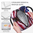 thumbnail image 3 of Balery USA Eagle with Spread Wings Bolsa de Almuerzo para Mujeres, Caja de Almuerzo, Bolsa de Almuerzo Pequeña Impermeable, Tote de Almuerzo Reutilizable con Gran Capacidad, 3 of 6