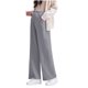 thumbnail image 1 of Pantalones de Cintura Elástica de la Maternidad de Color Sólido Pantalones Largos con Soporte Abdominal, Ropa Exterior Cómoda No Apretada, 1 of 5