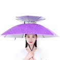 thumbnail image 1 of Double Fishing Umbrella Oxford Cloth Sun Block Rain Protection Headwear, 1 of 5