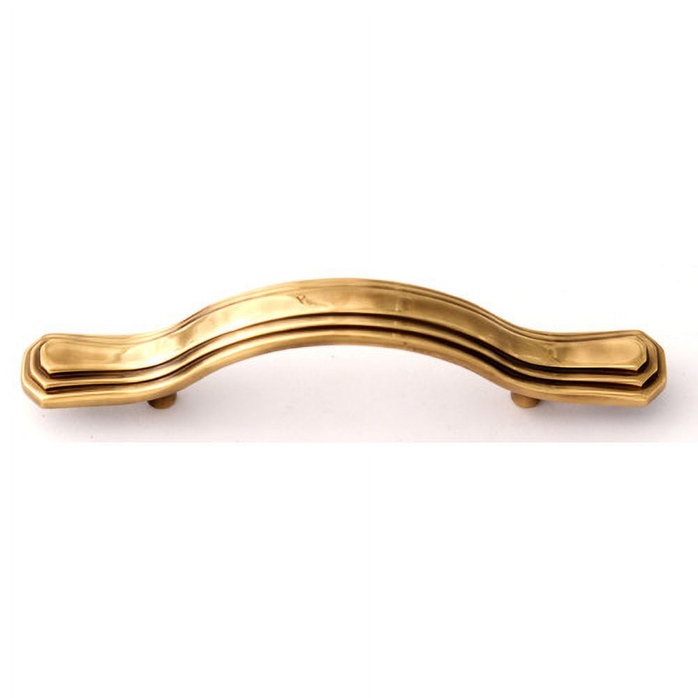 Alno Cabinet Pull 5-1/4" - Polished Brass