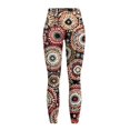 thumbnail image 5 of Renewold Red Firework Pattern Yoga Pants with Pockets for Women Stretch High Waisted Tummy Control Workout Tights Buttery Soft Graphic Leggings Sportswear Basic Pants, L, 5 of 8