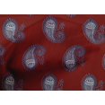 thumbnail image 4 of oneOone Cotton Poplin Fabric Paisley Block Printed Craft Fabric BTY 56 Inch Wide, 4 of 4