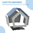 thumbnail image 4 of Bifanuo Weatherproof Outdoor Cat House - Insulated Resin Shelter for Indoor & Feral Cats, 4 of 9