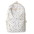 thumbnail image 3 of Teen Girls Backpack For School Floral Print Lightweight Large Capacity Campus Backpack Comfort Shoulder Strap For Daily School Use, 3 of 4