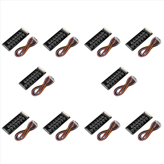 10X Tablero de Transferencia de EnergíA del Balanceador Activo del MóDulo Ecualizador de Alta Corriente 1.2A 14S