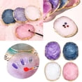 thumbnail image 3 of Stone Resin Painting Mixed Color Gold Edge Nail Gel Color Makeup Display, 3 of 6
