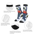 thumbnail image 3 of Goofa Astronaut And Space Pattern Children's Crew Socks, Kids' Daily Wear and Sports Socks, Breathable Socks, Sports Socks, Moisture-Wicking Socks for Children, 3 of 6