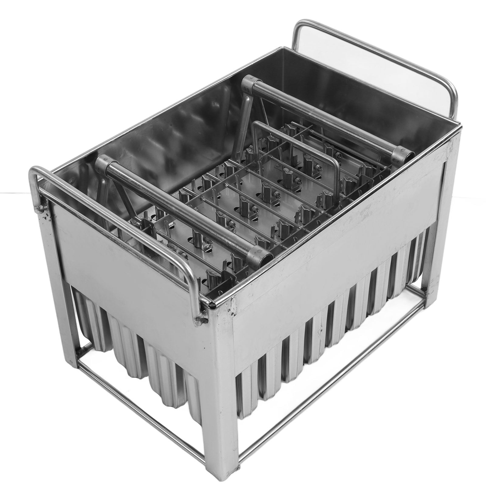 ice cream maker , stainless steel ice cream , ice cream maker 304 stainless steel stick holder with lid home commercial 50ml 34.6x24x24 cm silver