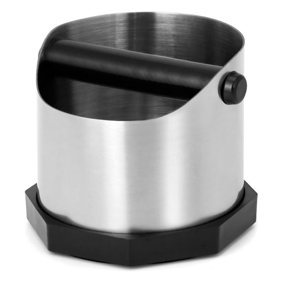 Bohorizon Espresso Knock Box, 4.6in Stainless Steel Coffee Grounds Knock Box, Espresso Machine Accessories