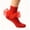 A1 Red, variant on Big Ruffle Ankle Socks for Women, Double Lace Frilly Fold Turn Cuff Cotton Socks, Breathable Soft Crew Socks, Cute Ruffled Dress Socks, Elegant Bride Decorative Socks for Daily & Party Red