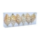 thumbnail image 2 of Juego de adornos para árboles de Navidad | 6pcs 9.3cm Colgantes de bola de plástico para decoración navideña, decoraciones colgantes ligeras, irrompibles, rojo y dorado, exhibición festiva para el, 2 of 7