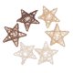 thumbnail image 2 of 11 Piezas de Adornos Navideños de de Estrella de Ratán 7 Cm, 2 of 9