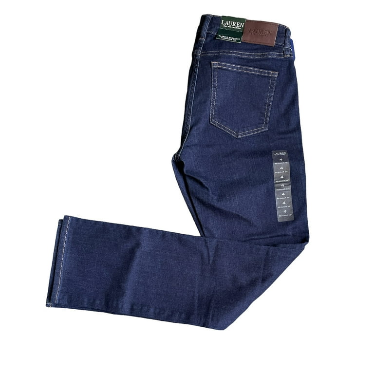 Ralph lauren women's classic straight leg jeans hot sale