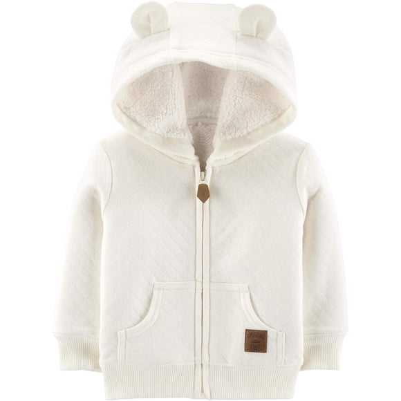 Suéter con capucha para bebé Simple Joys by Carter's 12M Oatmeal