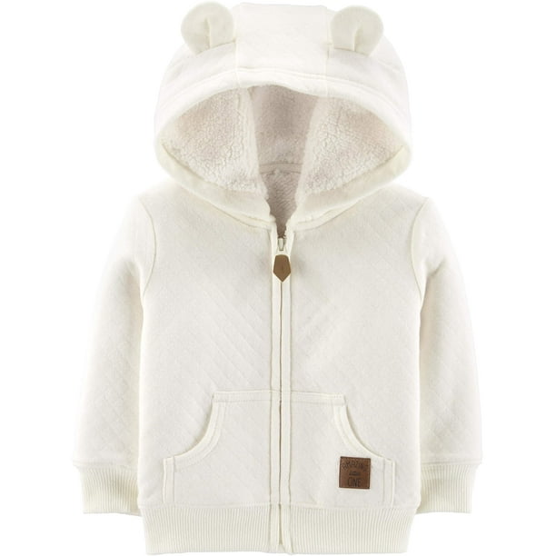 Suéter con capucha para bebé Simple Joys by Carter's 12M Oatmeal
