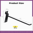 thumbnail image 2 of Kit surtido de ganchos Slatwall Sweet, 20 unidades, 20 cm, color negro, 2 of 7