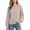 Beige, variant on Women's Boat Neck Ribbed Knit T-Shirt Top, Solid Color Batwing Sleeve Loose Pullover Knit Top for Fall and Winter