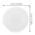 thumbnail image 2 of OUNONA 500Pcs Plastic Cap Fixing Bracket White Screw Caps For Cabinet And DIY Projects, 2 of 8