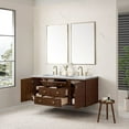 thumbnail image 6 of James Martin Vanities 670-V60d-3Car Amberly 60" Free Standing Or Wall Mounted Double Basin, 6 of 7