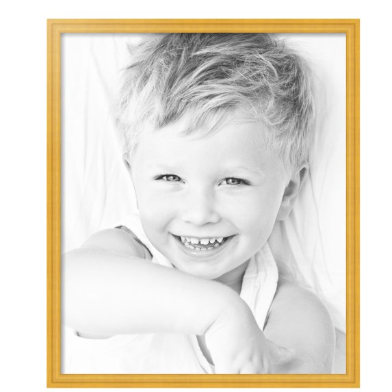 ArtToFrames 26" x 31" Yellow Picture Frame, 26x31 inch Yellow MDF Poster Frame (WOM-5340), Pack