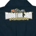 thumbnail image 4 of Monster Jam Little Boys' Short Sleeve Mechanic Cosplay Coverall Dark Grey Monster Trucks, 4 of 4
