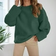 thumbnail image 2 of Womens Sweater Oversize Loose Casual Knitted Long Sleeve Crew Neck Fall Clothes Outfits, 2 of 2