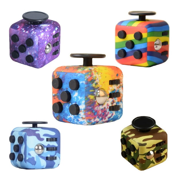 Cuackamily 3PCS Fidget Toys Galaxy Jouet Cube Anti-Stress, Jouet