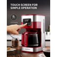 thumbnail image 2 of Cafetera programable SHARDOR para 10 tazas en color rojo, 2 of 8