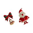thumbnail image 4 of Pendientes navideños Yuyangstore, colgantes para fiestas de carnaval y Navidad Papá campana, 4 of 8
