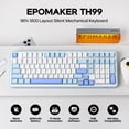 thumbnail image 2 of Teclado mecánico inalámbrico EPOMAKER TH99 con interruptor silencioso, 2 of 9