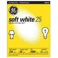 thumbnail image 1 of GE Lighting Canada Ge Soft White 25W A19 2pk, 1 of 1