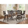 thumbnail image 3 of Homelegance Amsonia Decor Swivel Bar Counter Height Chair Stool, Black (2 Pack), 3 of 10
