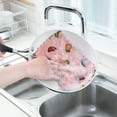 thumbnail image 4 of Oleegame 1PC Ten Dollar Items Double Printed Rag Two Color Dish Towel Coral Pink, 4 of 6