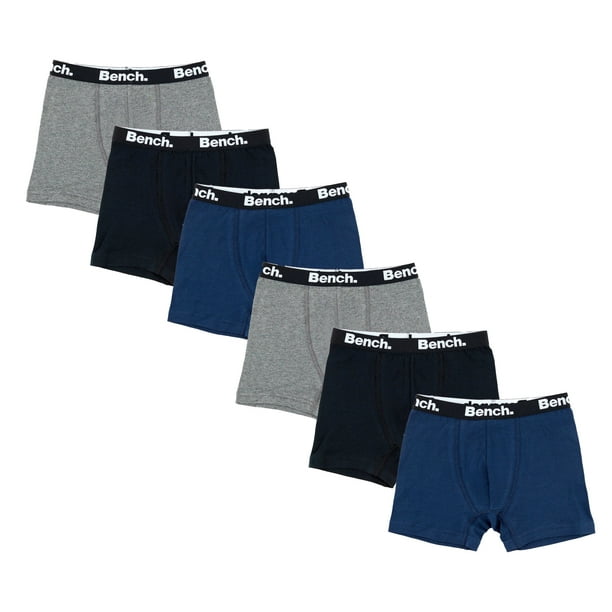 Bench. Underwear For Boy, Boxer Brief, 6 Park, Multi-Color, Cotton, Size M To Xl Multicolor M
