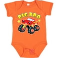 thumbnail image 3 of Inktastic Monster Truck Big Bro Boys Baby Bodysuit, 3 of 5