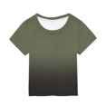 thumbnail image 2 of T-Shirts & Chemises de Classification de Produits pour Filles - T-Shirt à Manches Courtes pour Filles, Mode Enfants, Tee-Shirt Teinture sur Nœuds Col Rond, 2 of 3
