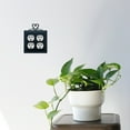 thumbnail image 2 of Village Wrought Iron EOO-51 Heart Double Outlet Cover - Black, 2 of 3