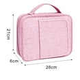 thumbnail image 4 of Shoreew Zipper Binder Bag with Handle Large Capacity Waterproof Document File Binder Storage Organizer Multi-Pocket Portfolio Organizer Case, 4 of 6