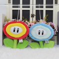 thumbnail image 5 of Llavero de peluche Kawaii Mario Luigi Green Yoshi Super Star, bonitos muñecos de peluche de anime con forma de plátano triple, flores de hielo y fuego, 5 of 5
