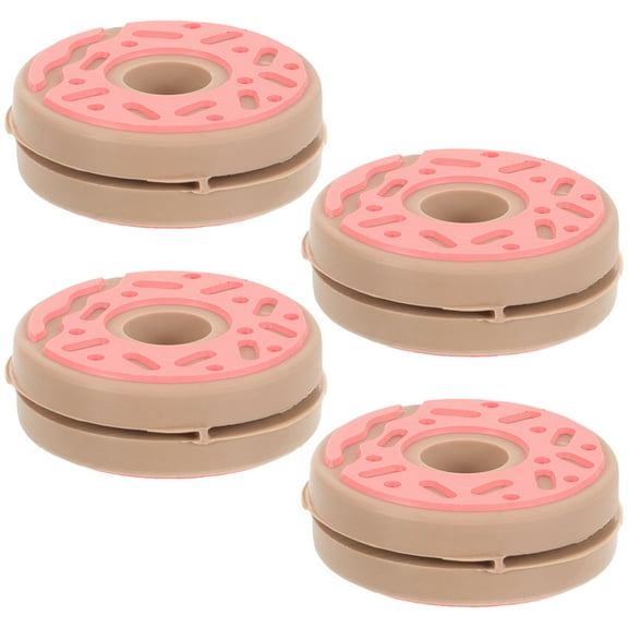 OFFIGAM Silicone Tennis Dampener Pink for Racket Vibration Control 4Pcs