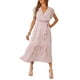 thumbnail image 1 of Vestido PRETTYGARDEN de Verano Floral Bohemio Cruzado con Escote en V XL, 1 of 6