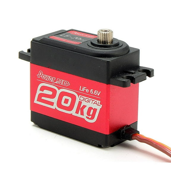 Power HD LF-20MG High Torque Servo for RC Vehicles, 20kg-cm, 0.16sec, Ball Bearing x 2