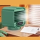thumbnail image 4 of Ventilador portátil 3 en 1 mini con 3 velocidades, USB, con asa para oficina Verde, 4 of 9